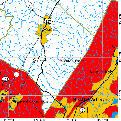 Center Point map