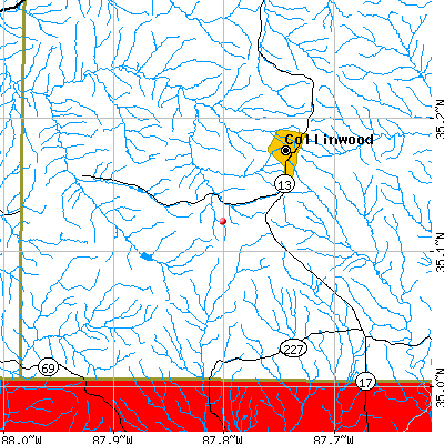 Lutts-Cypress Inn map