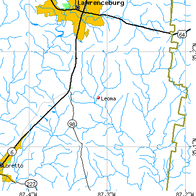 Leoma map