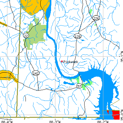Pickwick map
