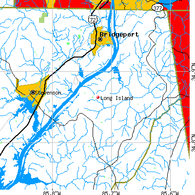 Long Island map