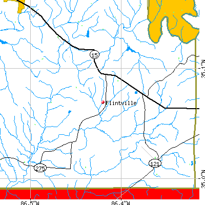 Flintville map