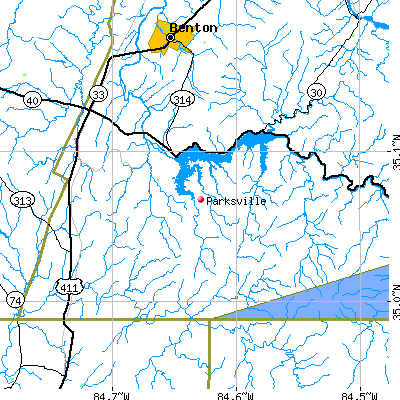 Parksville map