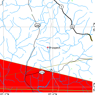 Prospect map