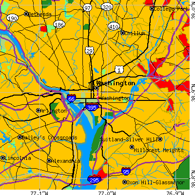Washington map