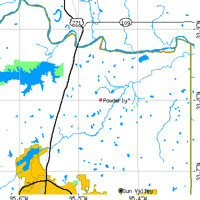 Powderly map