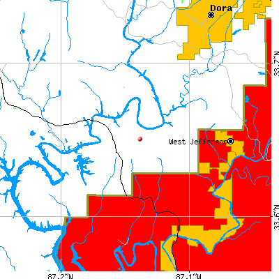 Flat Creek-Wegra map