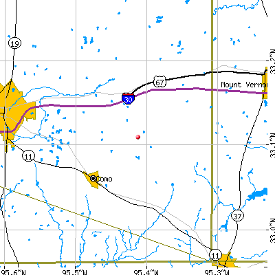 Pickton-Pine Forest map