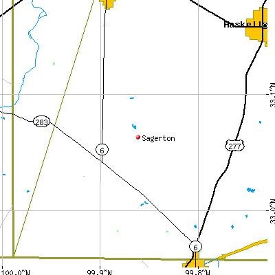 Sagerton map