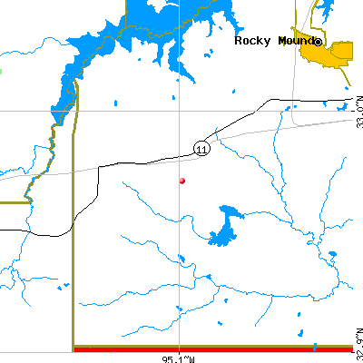 Leesburg-Newsome map