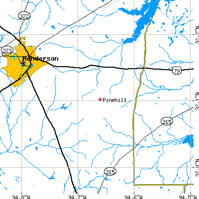 Pinehill map