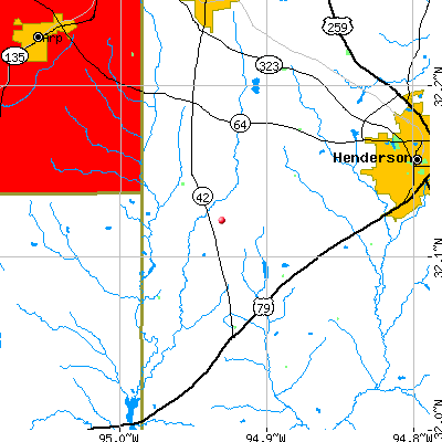 Carlisle-Turnertown map