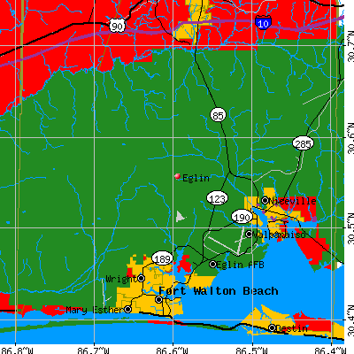 Eglin map