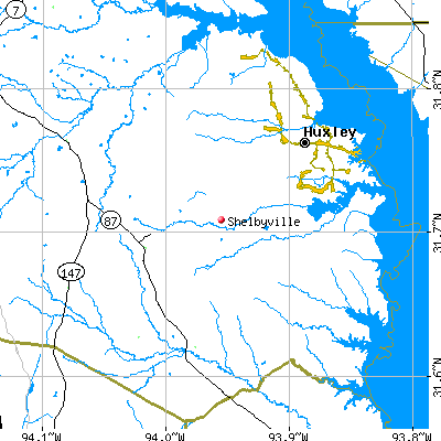 Shelbyville map