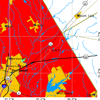 Axtell map