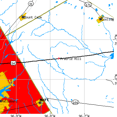 Prairie Hill map