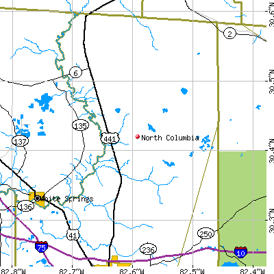 North Columbia map