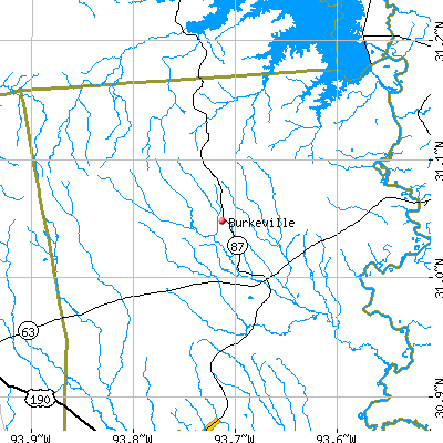 Burkeville map
