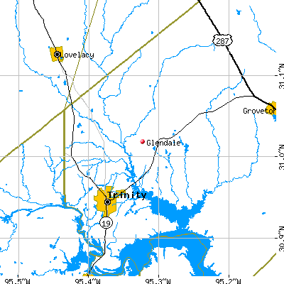 Glendale map