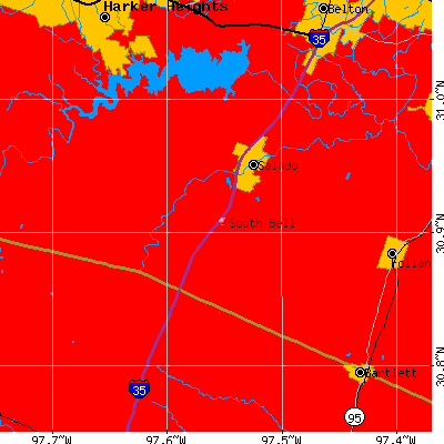 South Bell map