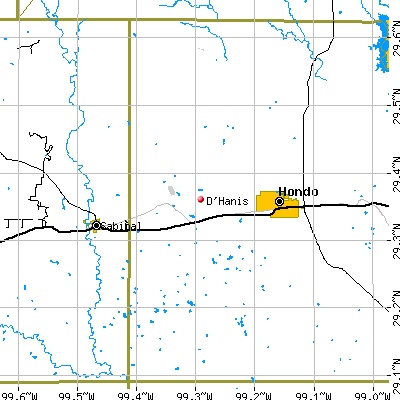 D'Hanis map