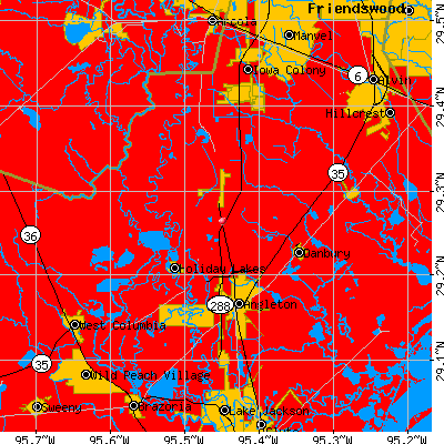 Angleton-Rosharon map
