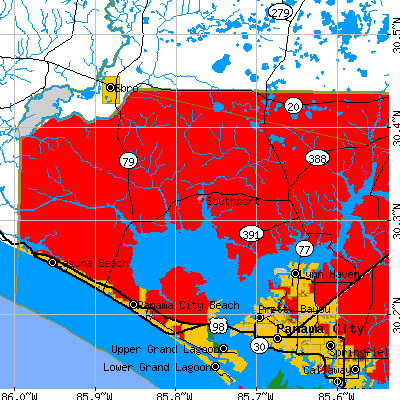 Southport map
