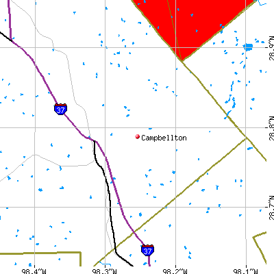 Campbellton map