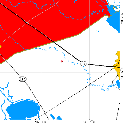 Kamey-Six Mile map