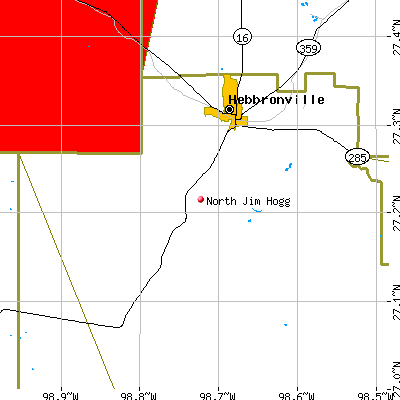 North Jim Hogg map