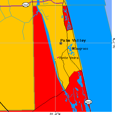 Ponte Vedra map