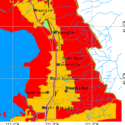 South Davis map