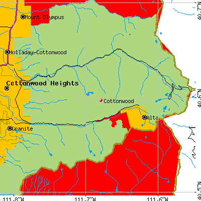 Cottonwood map