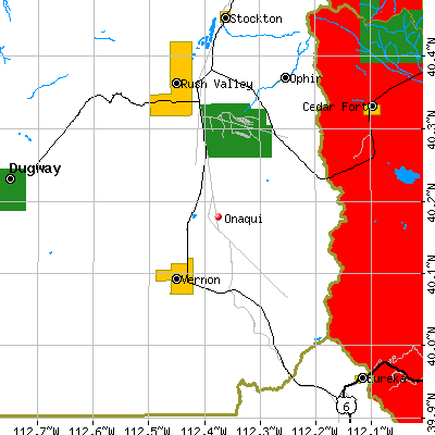 Onaqui map