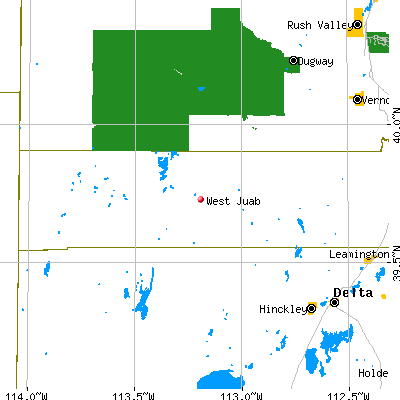 West Juab map