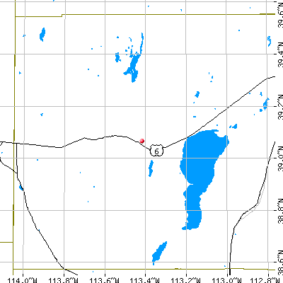 Garrison-Sevier Lake map