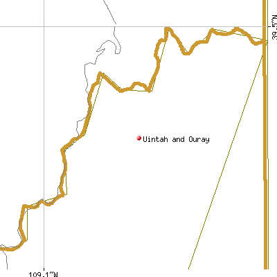 Uintah and Ouray map