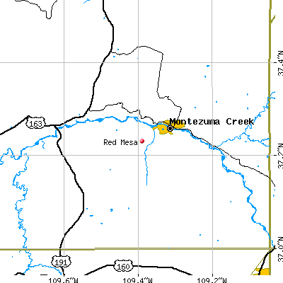 Red Mesa map