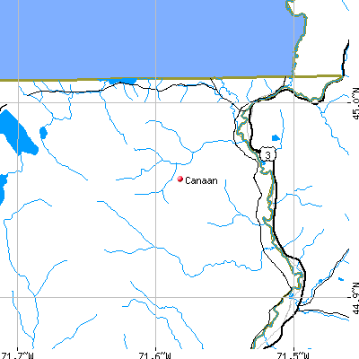 Canaan map