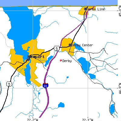 Derby map