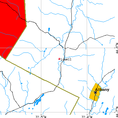 Lowell map