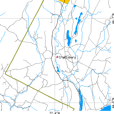 Craftsbury map