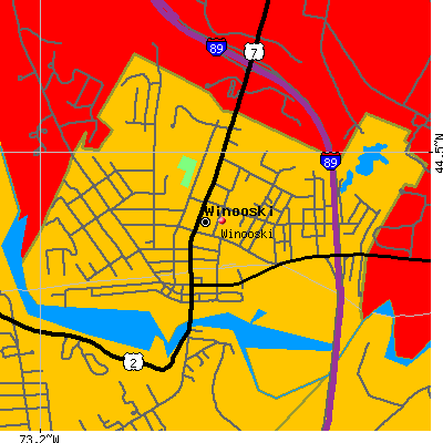 Winooski map