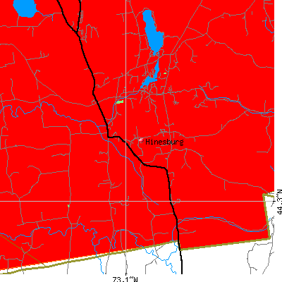 Hinesburg map