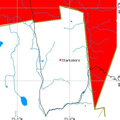 Starksboro map