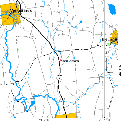 New Haven map