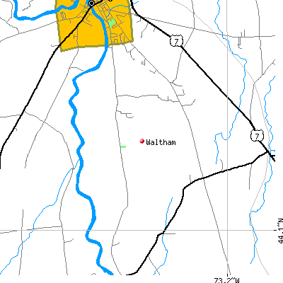 Waltham map