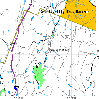 Williamstown map