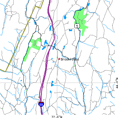 Brookfield map