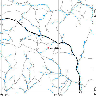 Vershire map